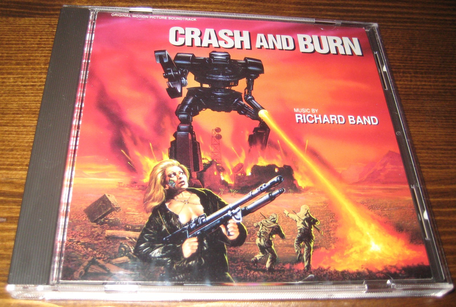 Crash And Burn Soundtrack CD Score By Richard Band Intrada 1992 Like New Crash And Burn Soundtrack CD Score By Richard Band Intrada 1992 Like New