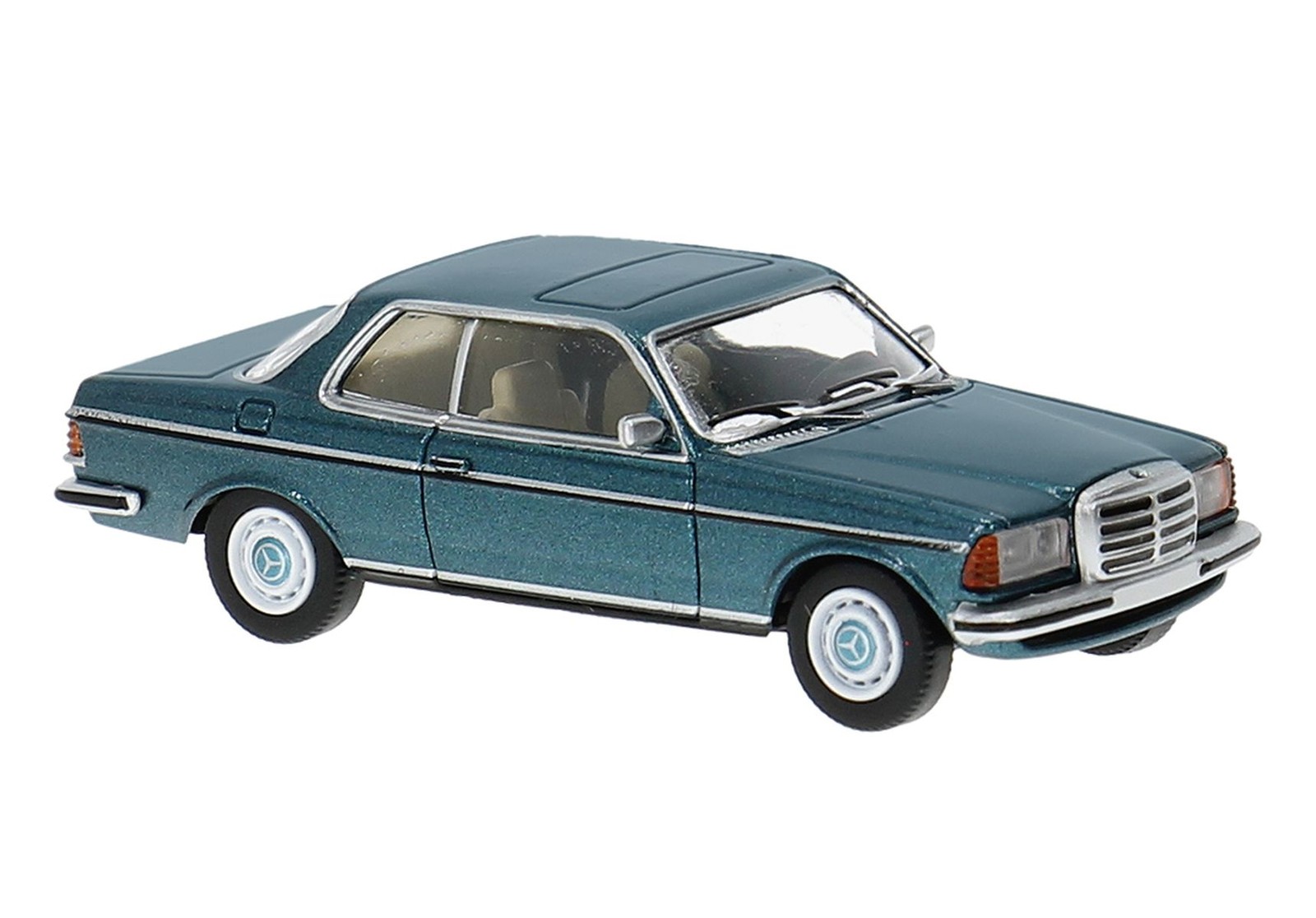 Brekina Automodelle PCX870799 HO Metallic Blue 1977 Mercedes-Benz C123 Coupe