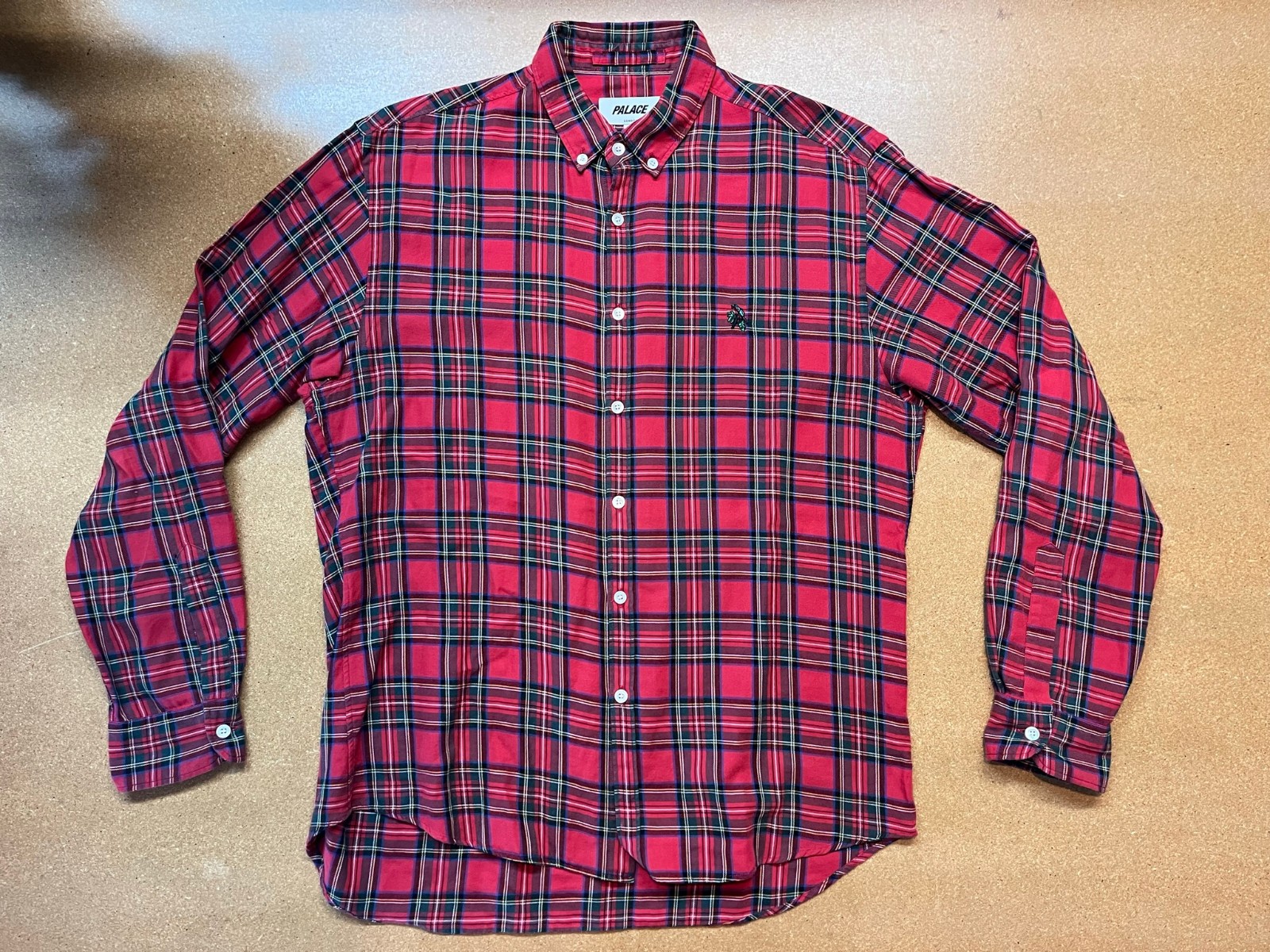Palace Skate Boards - Red Plaid - Large - Good Condition