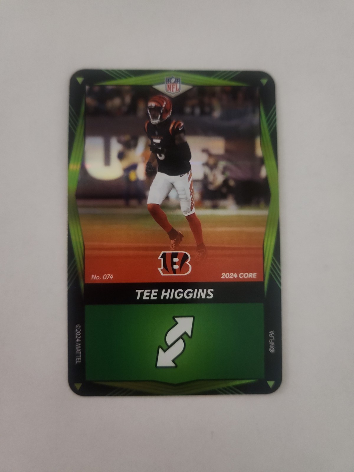 2024 UNO Elite Tee Higgins Foil Green #074