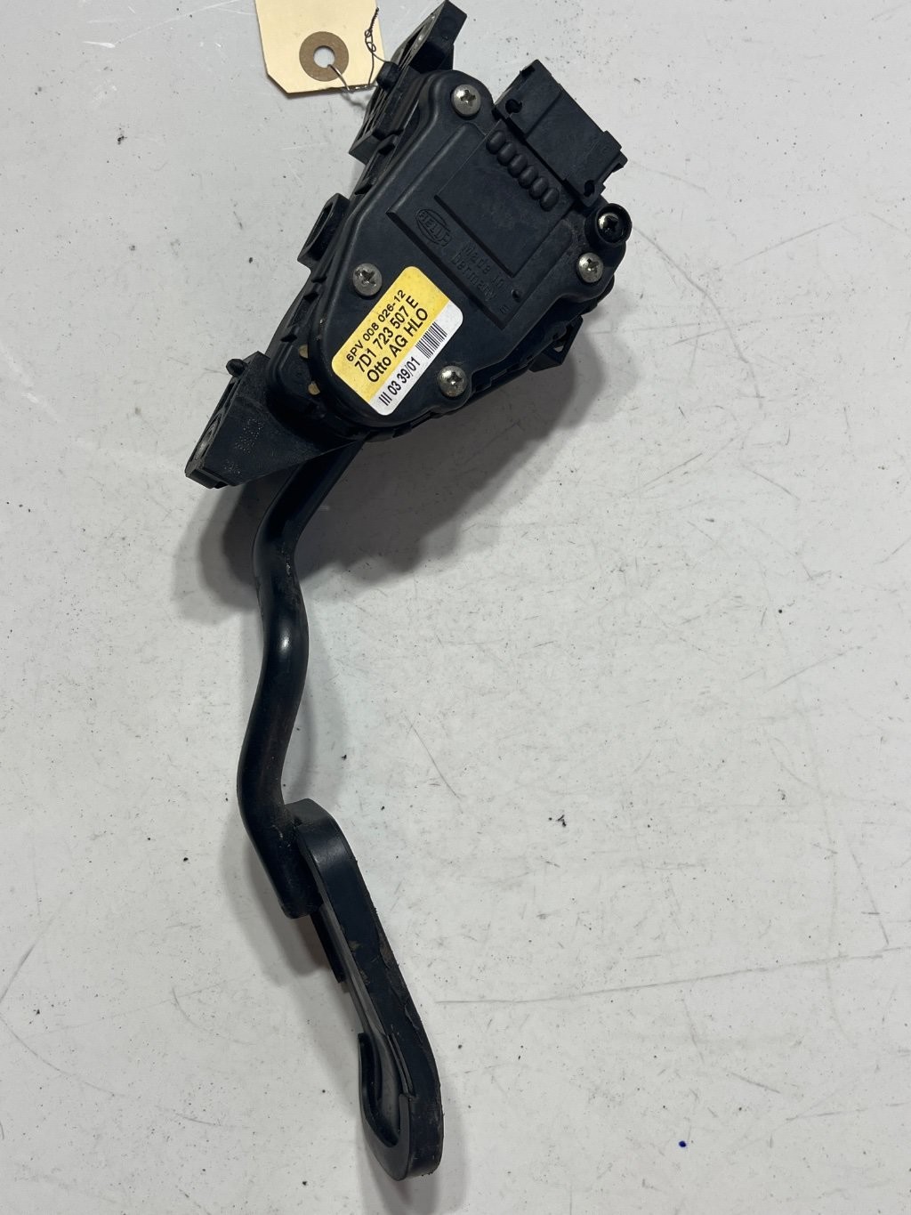 01-03 VW EUROVAN T4 GAS ACCELERATION THROTTLE PEDAL 7D1723507E OEM
