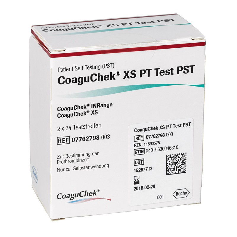 CoaguChek XS PT Test  48ct Strips Expiration 10-31-2027