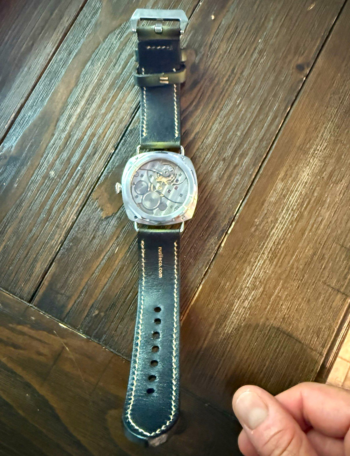 WWII Italian Military Style Homage Watch w. vintage 1960\'s Molnija Movement 45mm WWII Italian Military Style Homage Watch w. vintage 1960\'s Molnija Movement 45mm