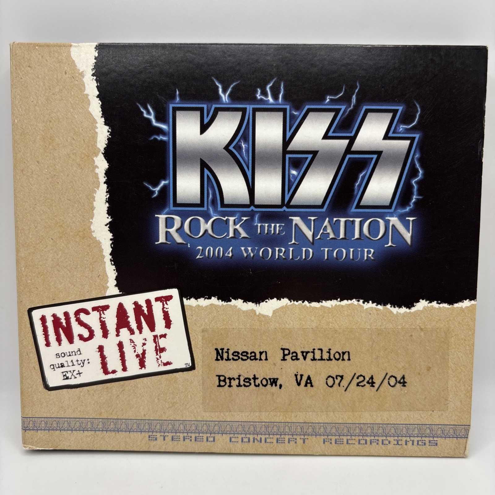 Kiss - Rock the Nation 2004 World Tour (2-Disc CD Set, 07/24/04) LIVE Bristow VA