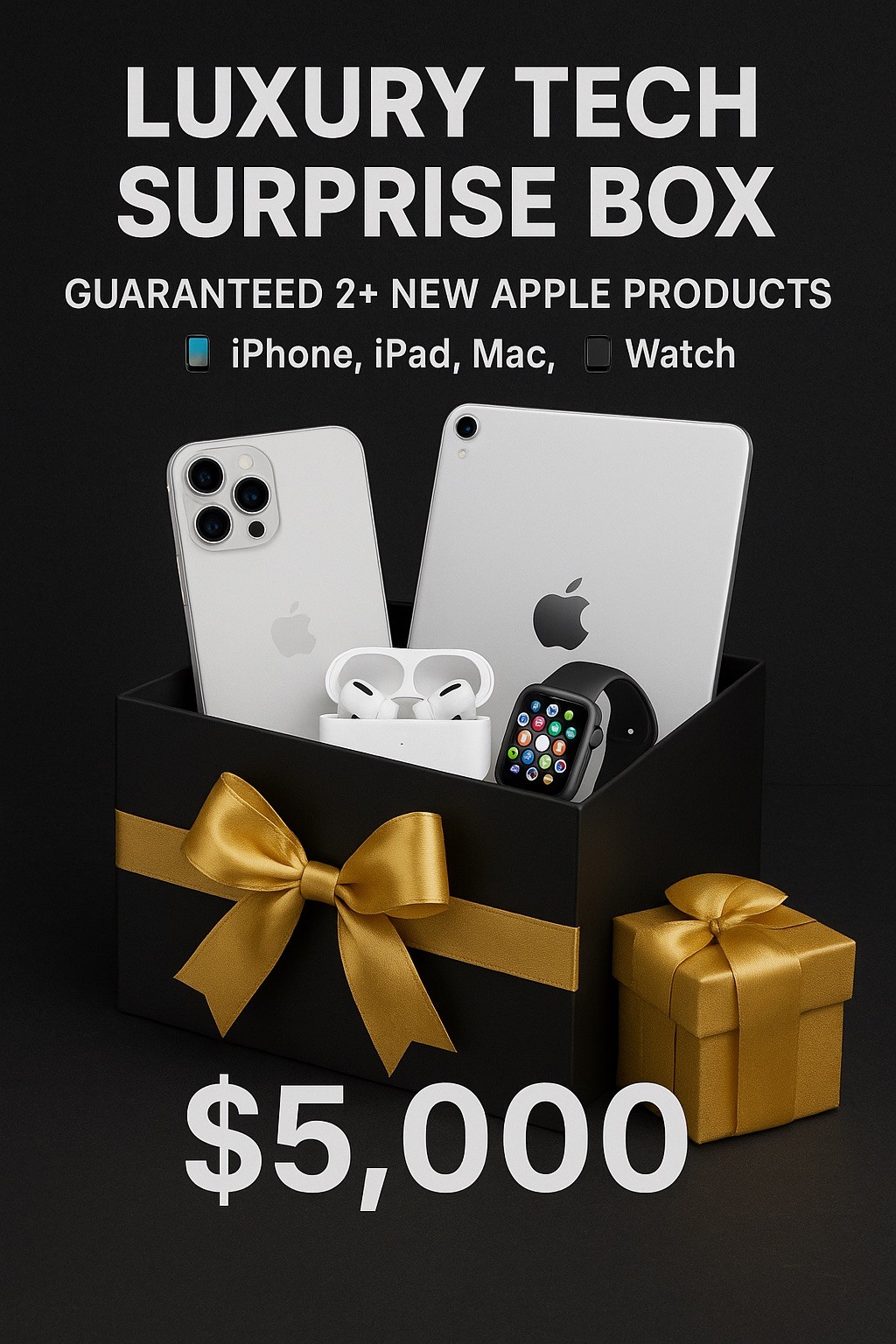💎 Luxury Tech Surprise Box – GUARANTEED 5+ New Apple Products 🎁