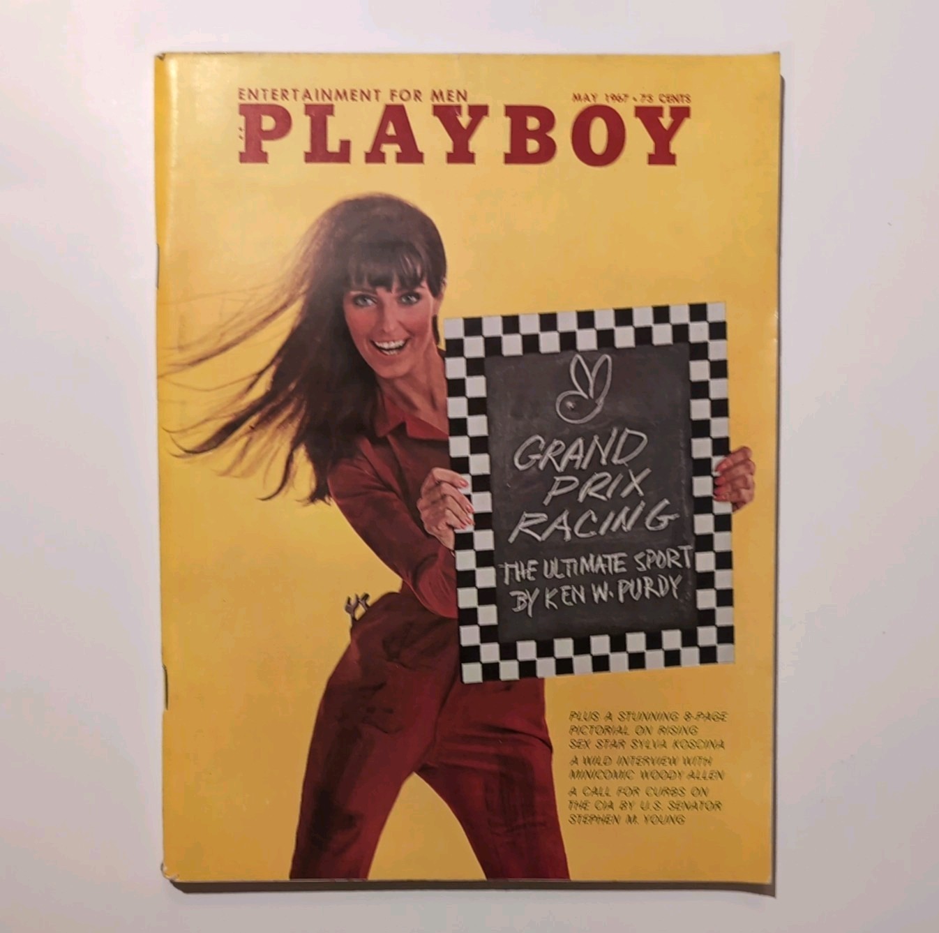 PLAYBOY MAY 1967 Beth Hyatt Anne Randall Sylva Koscina Grand Prix Woody Allen