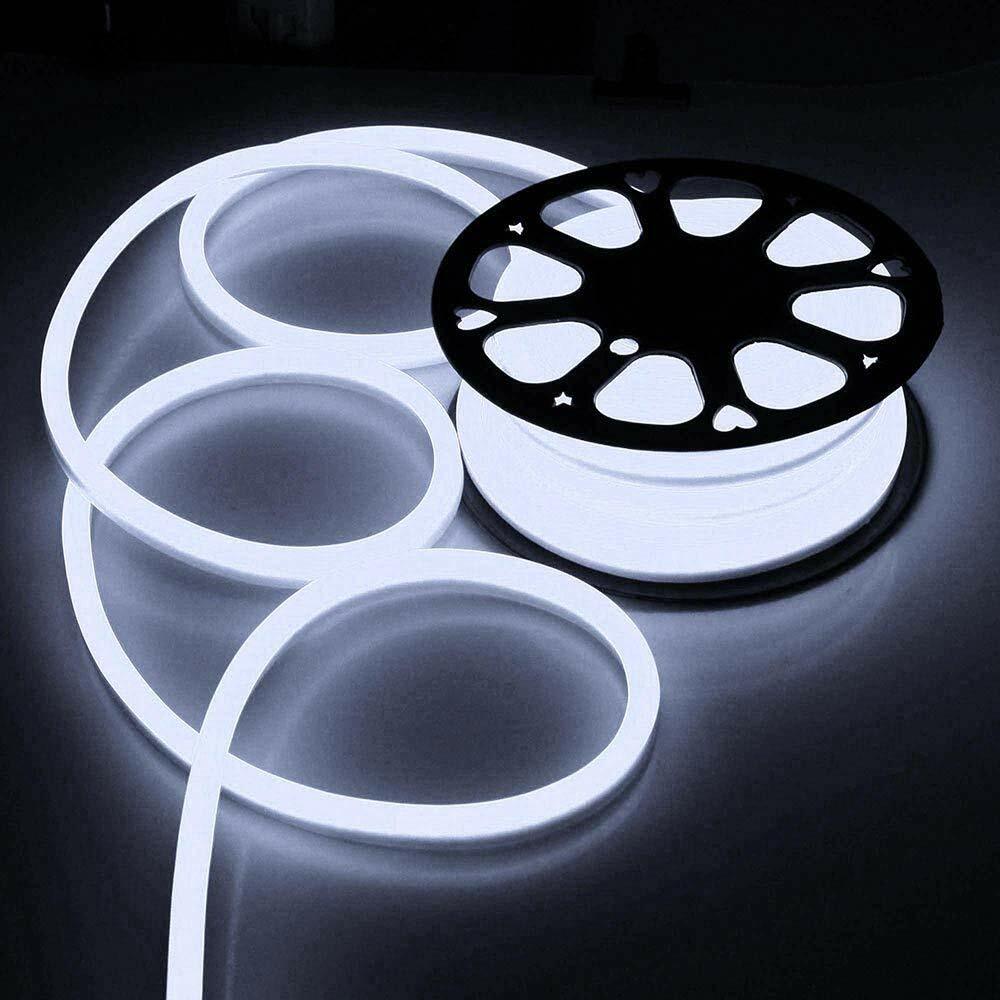 150ft 110V LED Neon Light Strip Flexible Tube Holiday Party Wedding Home Decor