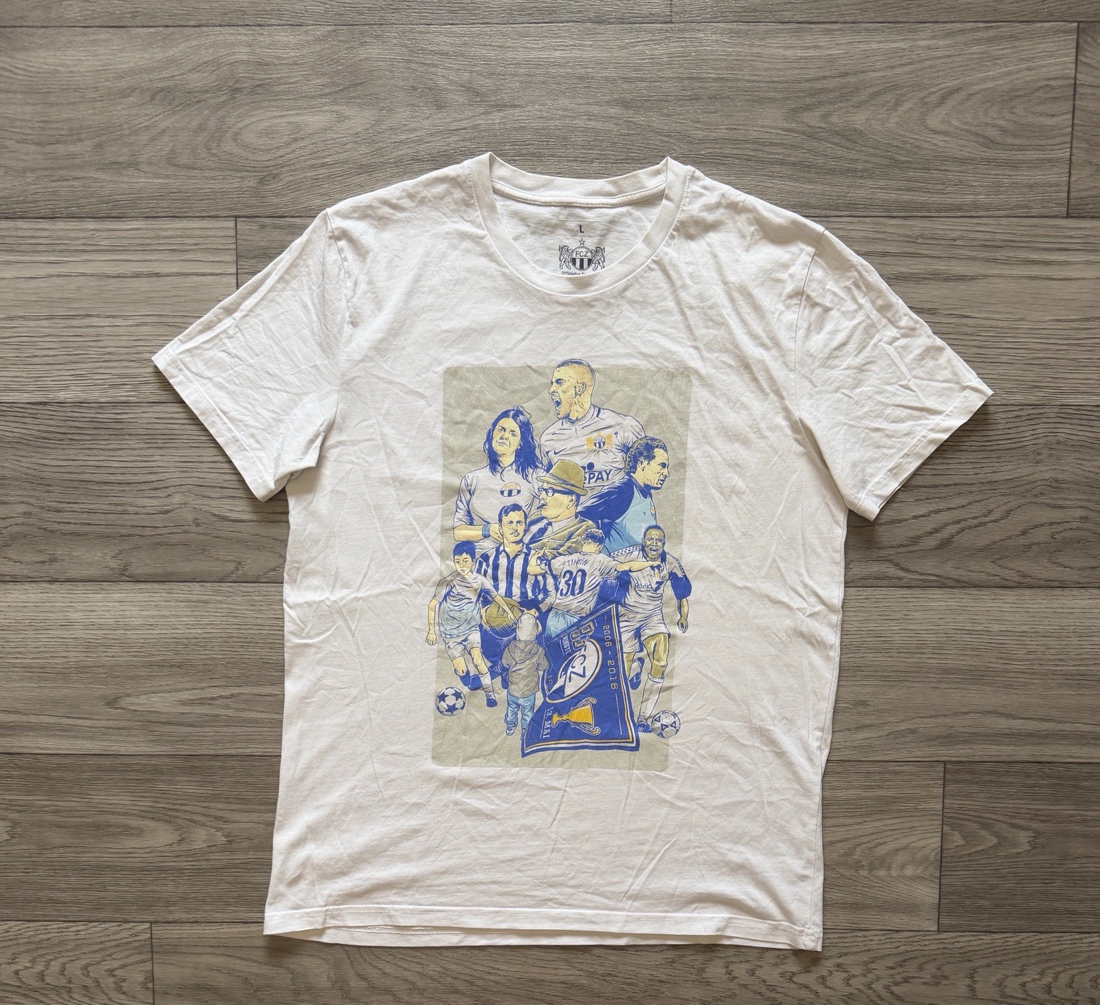 FC Zurich Zürich FCZ Fan Cotton FootbalІ Soccer Shirt Size L FC Zurich Zürich FCZ Fan Cotton FootbalІ Soccer Shirt Size L