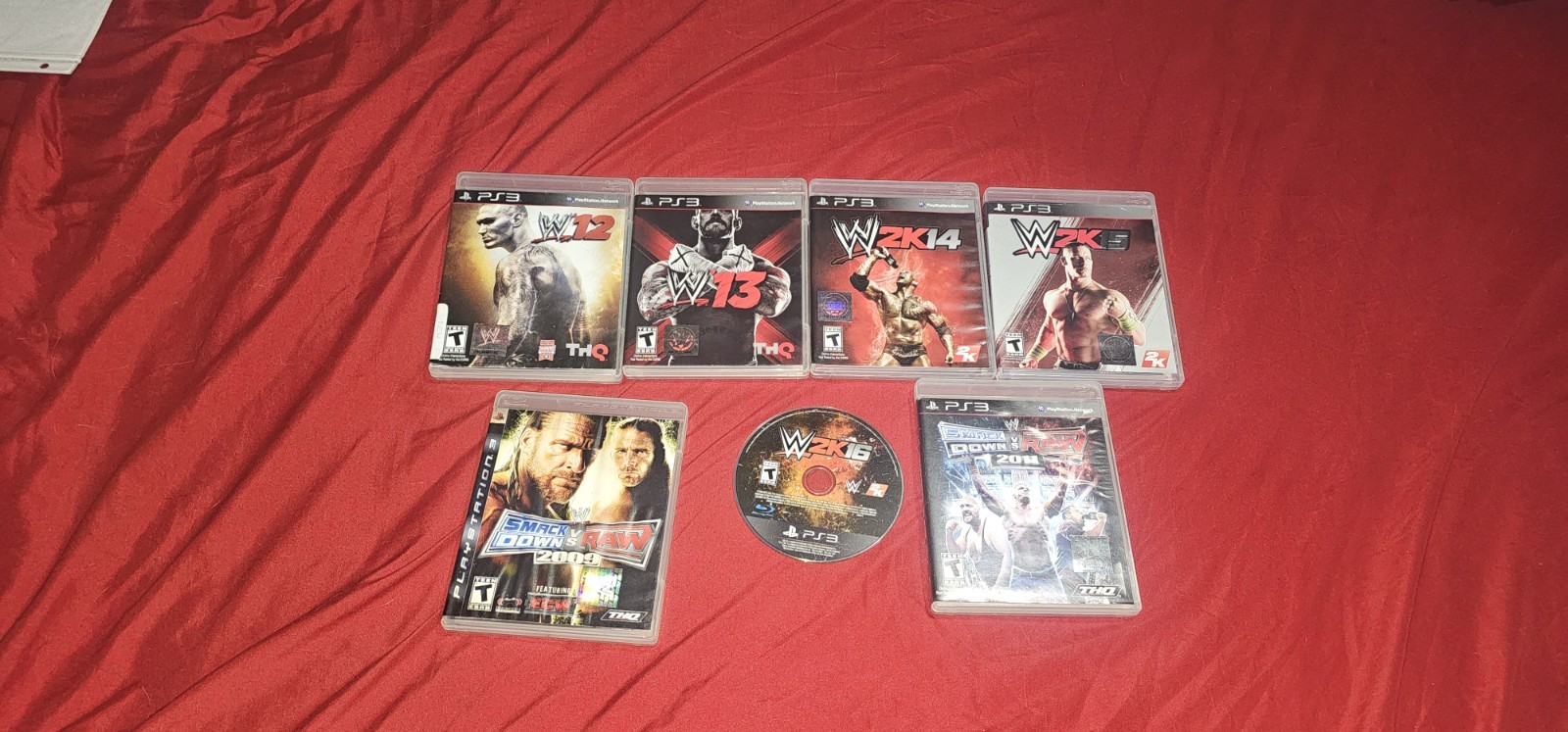 WWE 12 13 14 2K14 2K15 2K16 PS3 Smackdown 2009 2011 7 Game Lot WWE 12 13 14 2K14 2K15 2K16 PS3 Smackdown 2009 2011 7 Game Lot