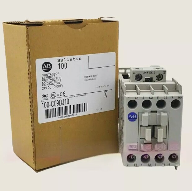 1PCS 100-C09DJ10 NEW Allen Bradley IEC 9A Contactor 100C09DJ10 