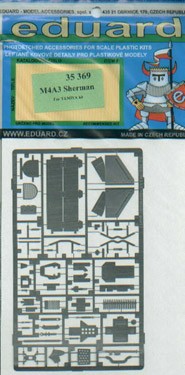 EDU35369 1:35 Eduard PE M4A3 Sherman Detail Set for TAM #35369 EDU35369 1:35 Eduard PE M4A3 Sherman Detail Set for TAM #35369