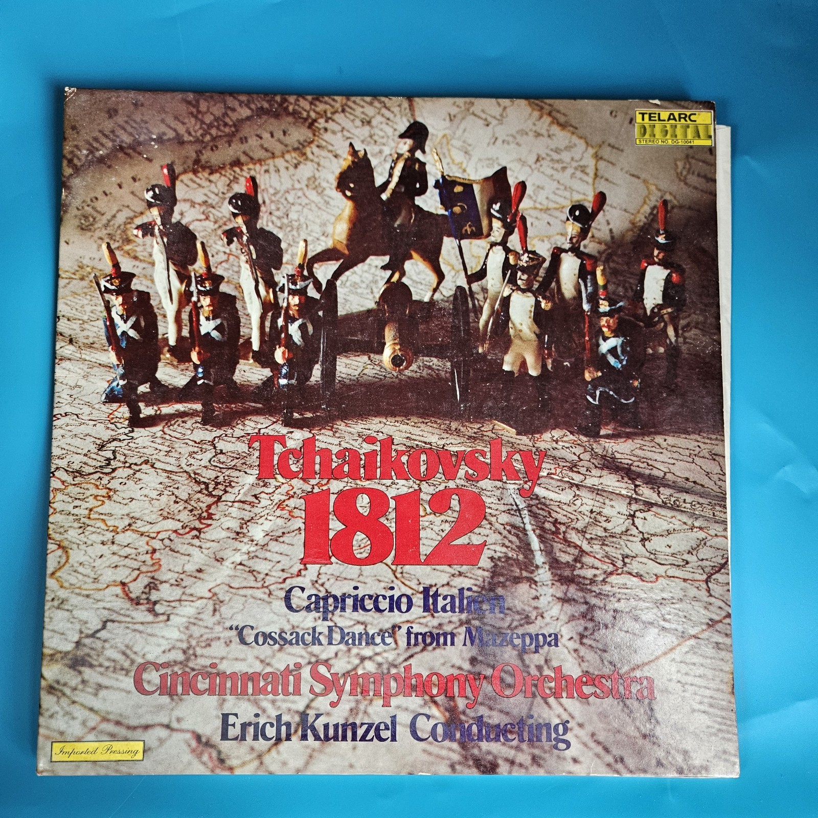 Erich Kunzel, Cincinnati Symphony  Tchaikovsky 1812 LP - Telarc Germany LP VG+