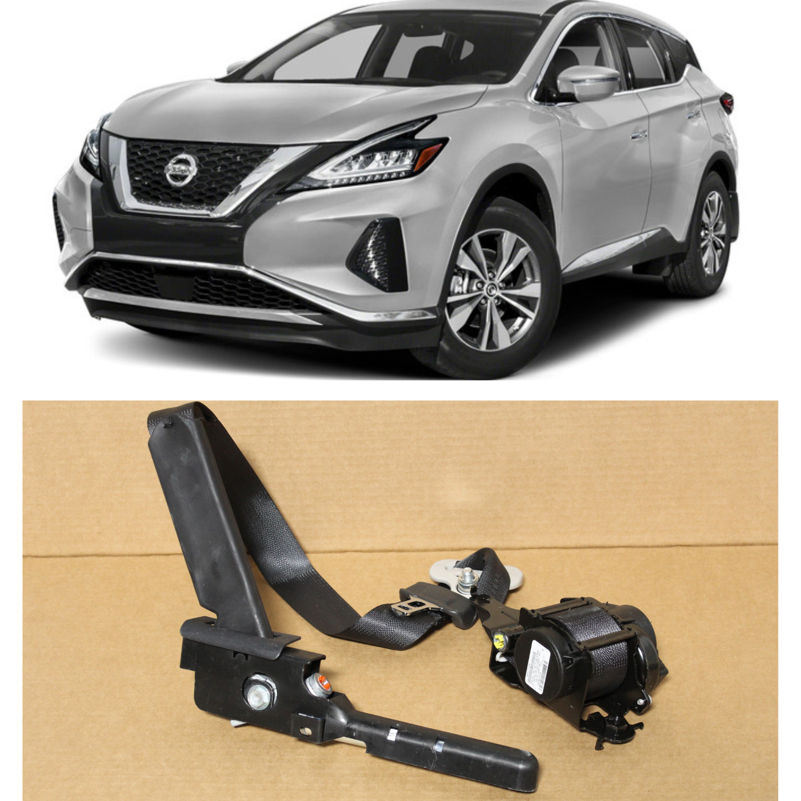2019-2024 Nissan Murano Front Right Passenger Seatbelt Assembly OEM