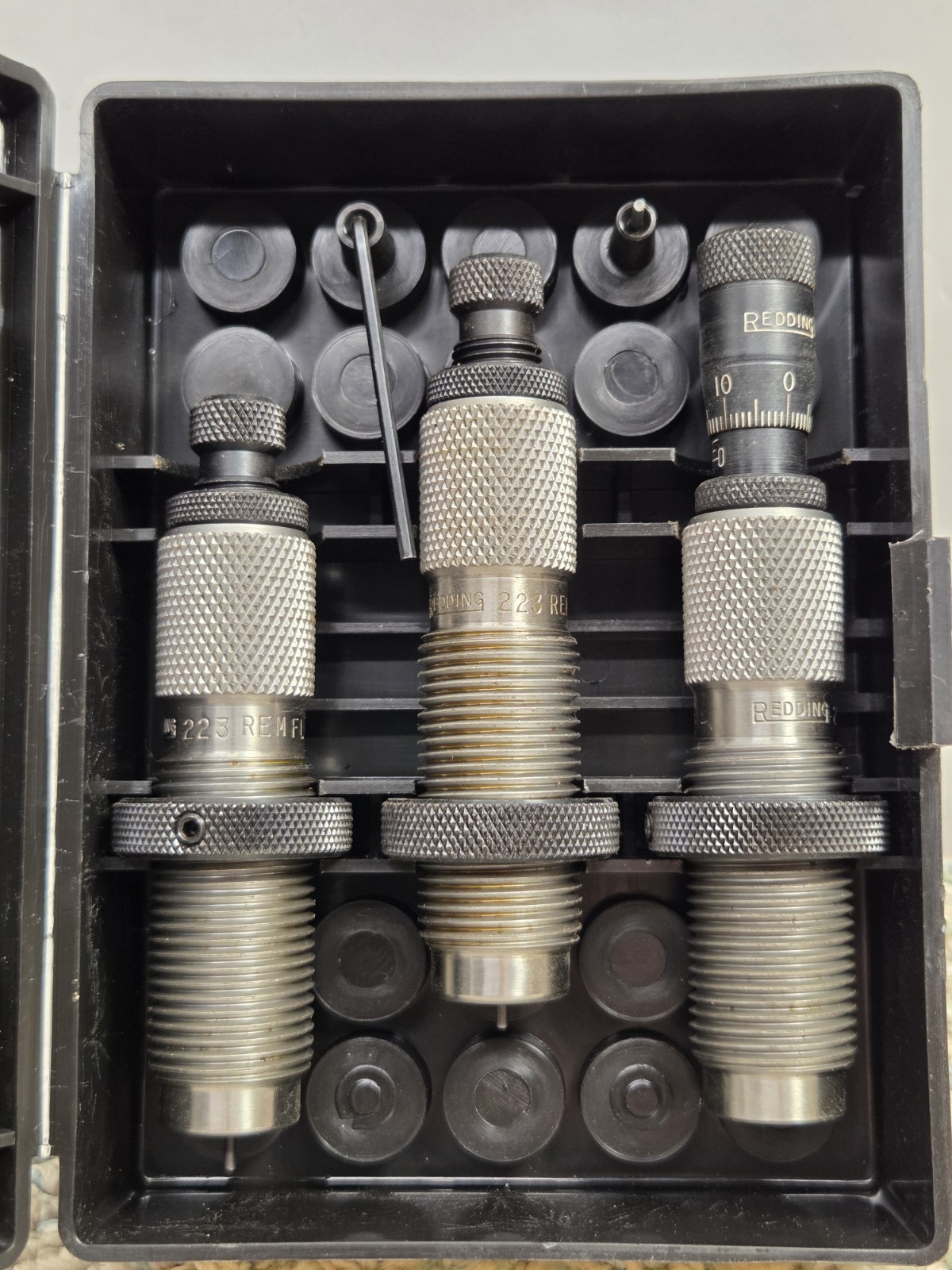 REDDING 223 Remington Premium Series Deluxe 3-Die Set (68111)