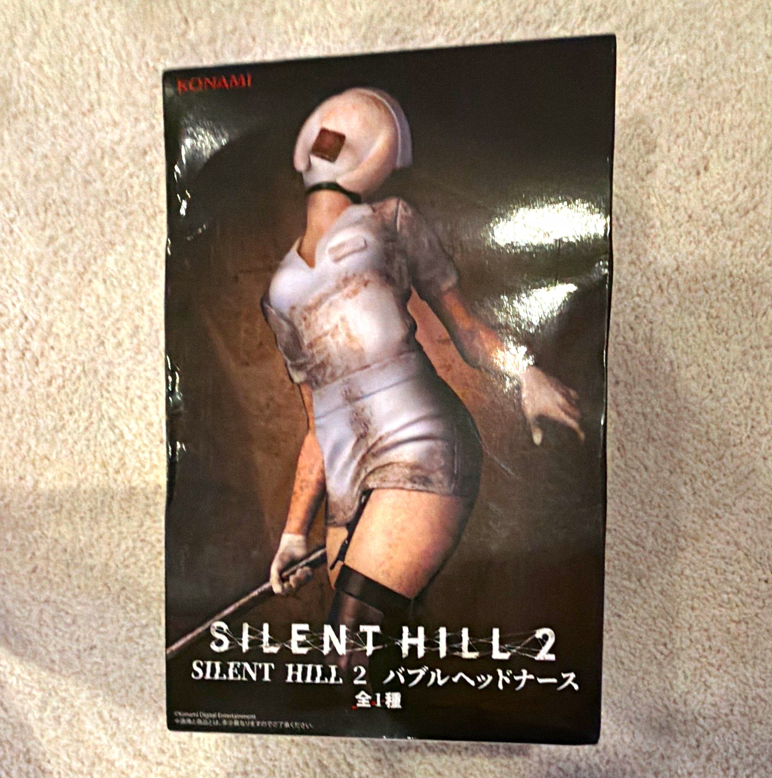 Konami Silent Hill 2 Silent Hill Series Bubble Head Nurse Figure Merchandise Konami Silent Hill 2 Silent Hill Series Bubble Head Nurse Figure Merchandise