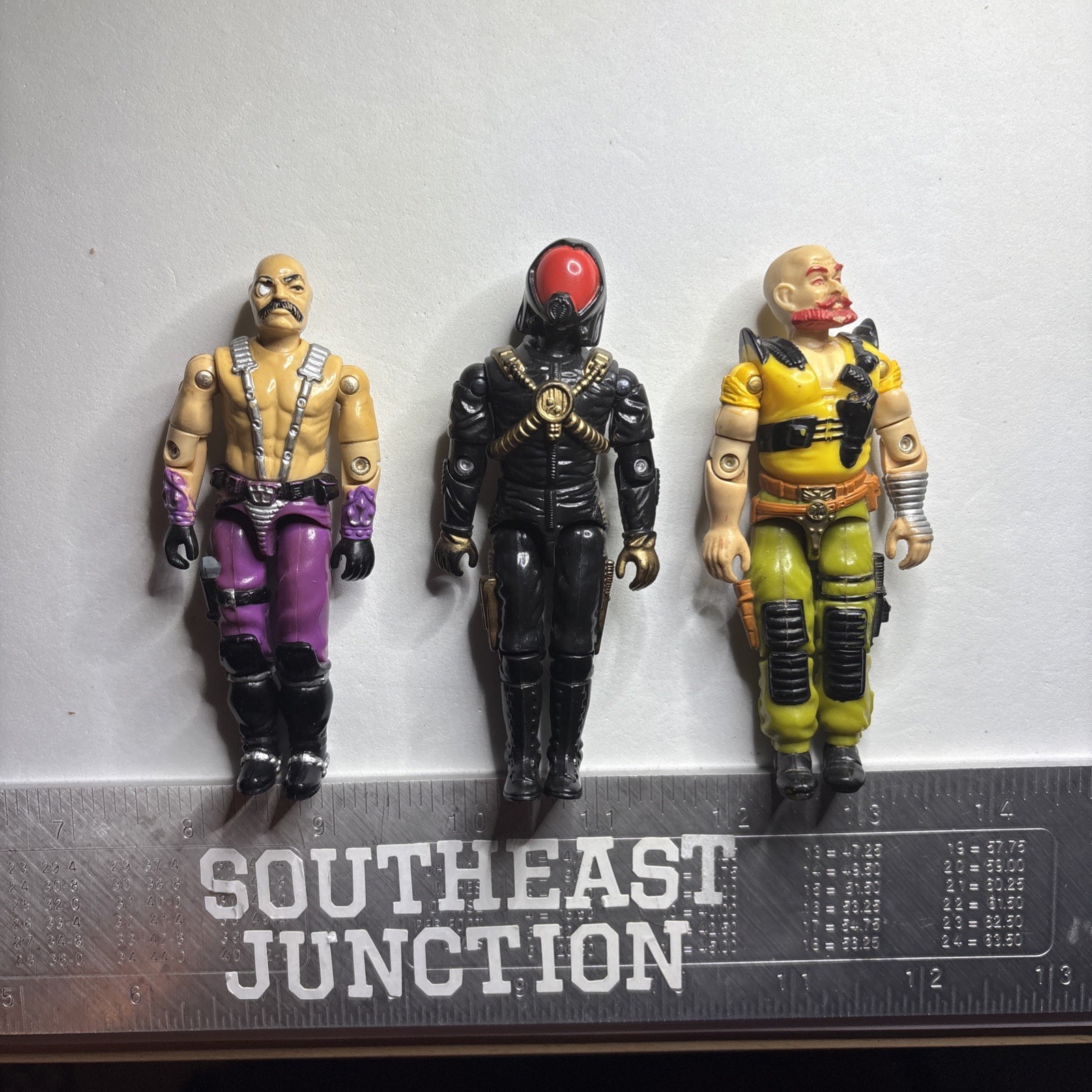 Vintage GI Joe ARAH 3.75” Action Figure Lot Hasbro Bundle Of 3 No Cracks TIGHT