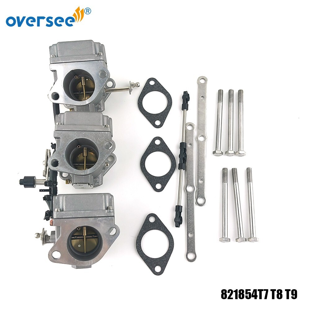 821854T7 T8 T9 Carburetor Kit Electric For Mercury 2T 3Cly 40 55 60HP Outboard
