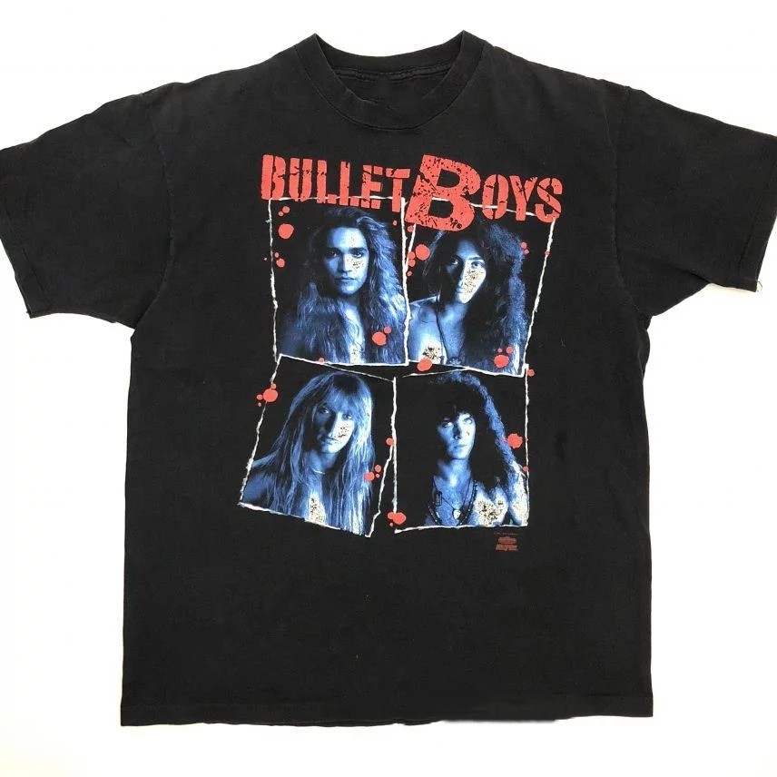 BulletBoys Gift For Fans Black T-Shirt Cotton All Size RS561 BulletBoys Gift For Fans Black T-Shirt Cotton All Size RS561