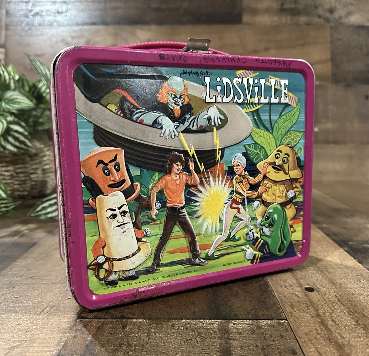 Vintage 1971 Lidsville Lunch Box (Box Only)