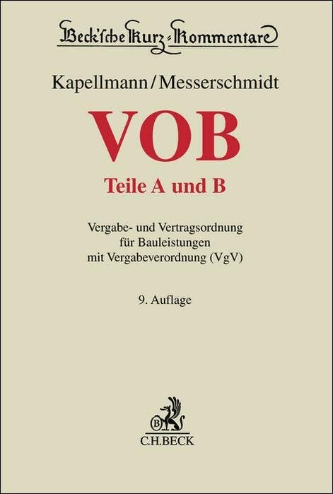 Werner Langen D VOB Teile A und B: Vergabe- und Vertragso (Hardback) (UK IMPORT)