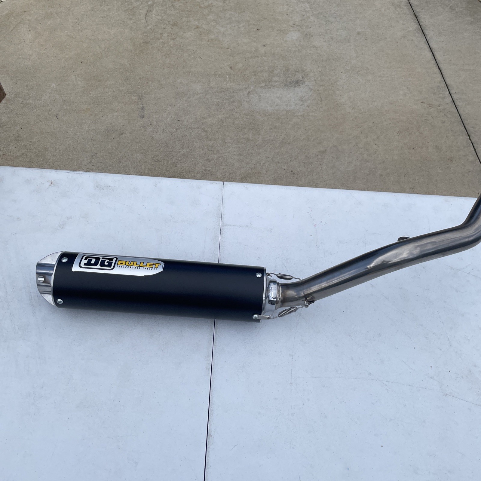 Bullet Exhaust w/ Spark Arrestor DG Performance DG-03 NO HARDWARE