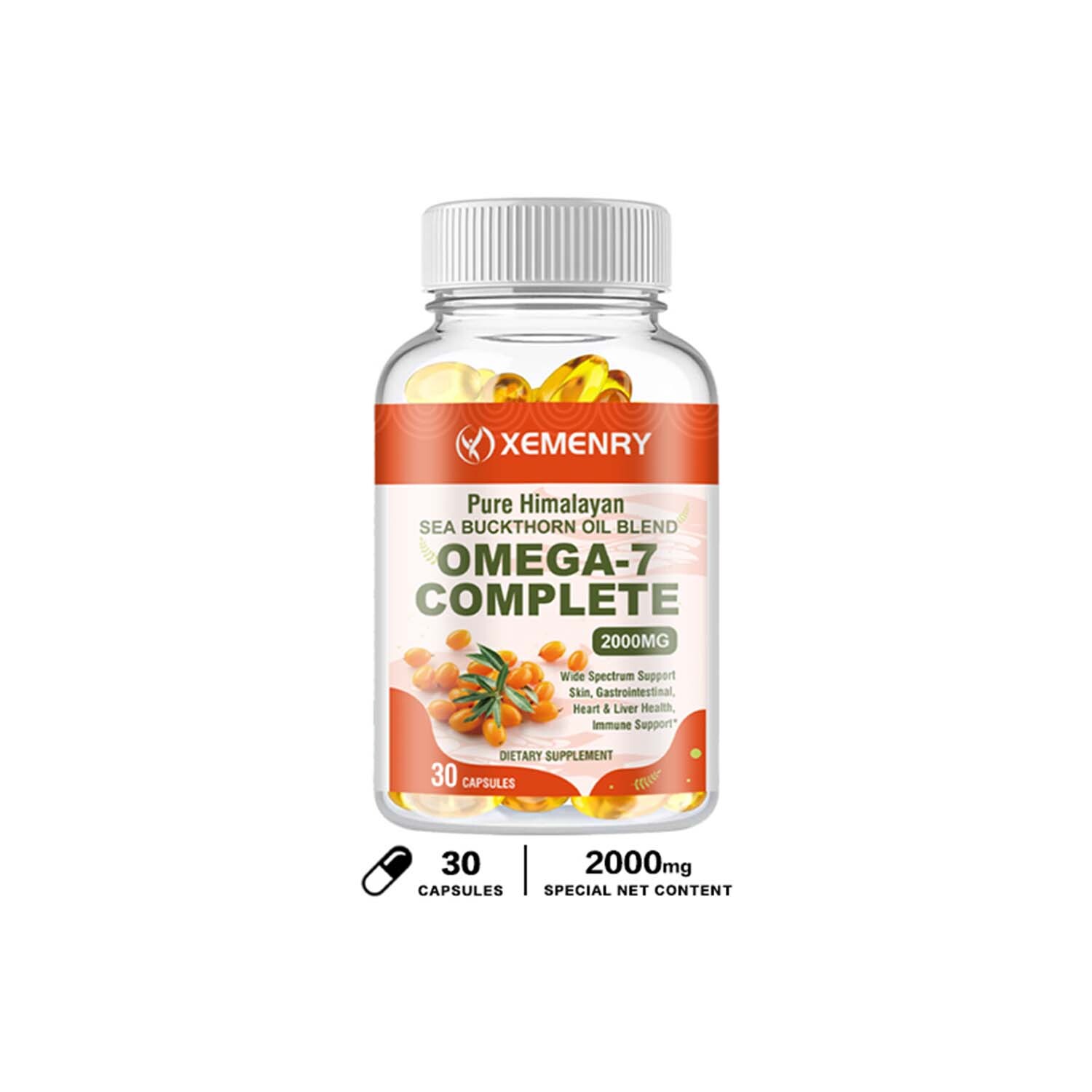 Omega-7 Complete - with Organic Sea Buckthorn Oil, Anti-aging, Antioxidant Omega-7 Complete - with Organic Sea Buckthorn Oil, Anti-aging, Antioxidant