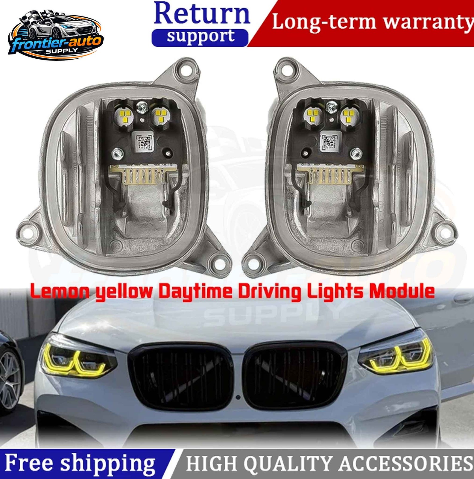 63117466107/08 For BMW X3 X3M F97 G01 X4 X4M G02 Lemon CSL Yellow DRL LED Module