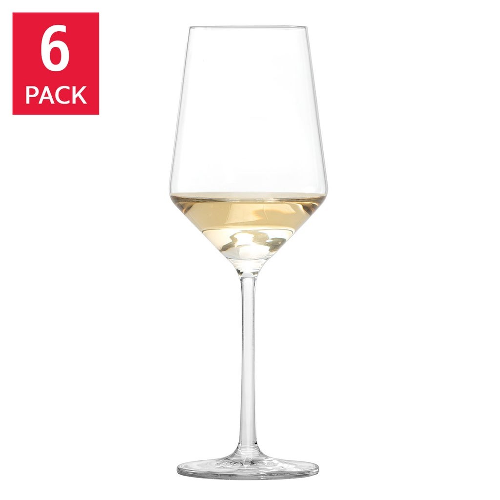 Zwiesel Glas Pure White Wine Glasses 13.8 oz, Set of 6 - Zwiesel Glas Pure White Wine Glasses 13.8 oz, Set of 6 -
