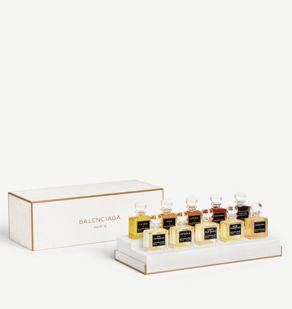 Balenciaga Le Dix $395 Collection Of 10 Mini Perfumes Gift Set