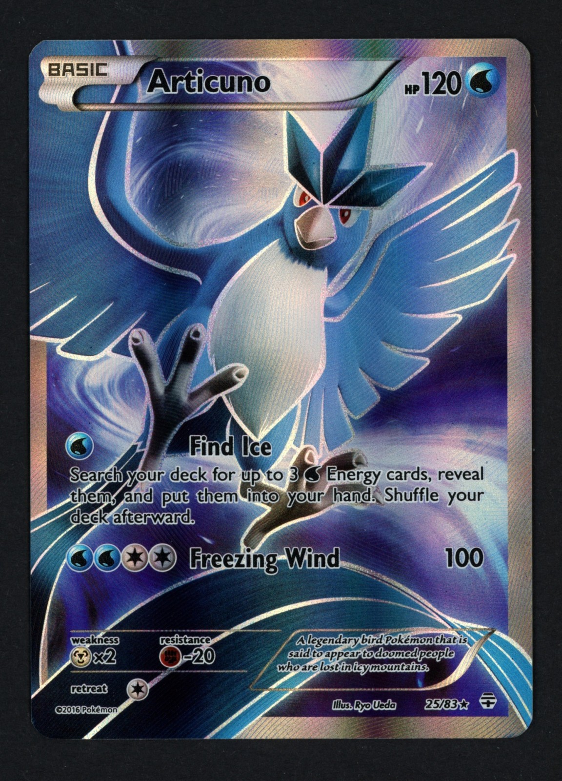 Articuno 25/83 Holofoil Generations Holo Rare Pokemon TCG Articuno 25/83 Holofoil Generations Holo Rare Pokemon TCG