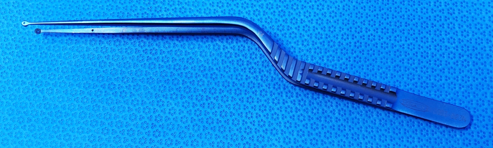Scanlan 3003-823 (3003-823N) Grasping Forceps, Bayonet, 3mm Serrated, Titanium