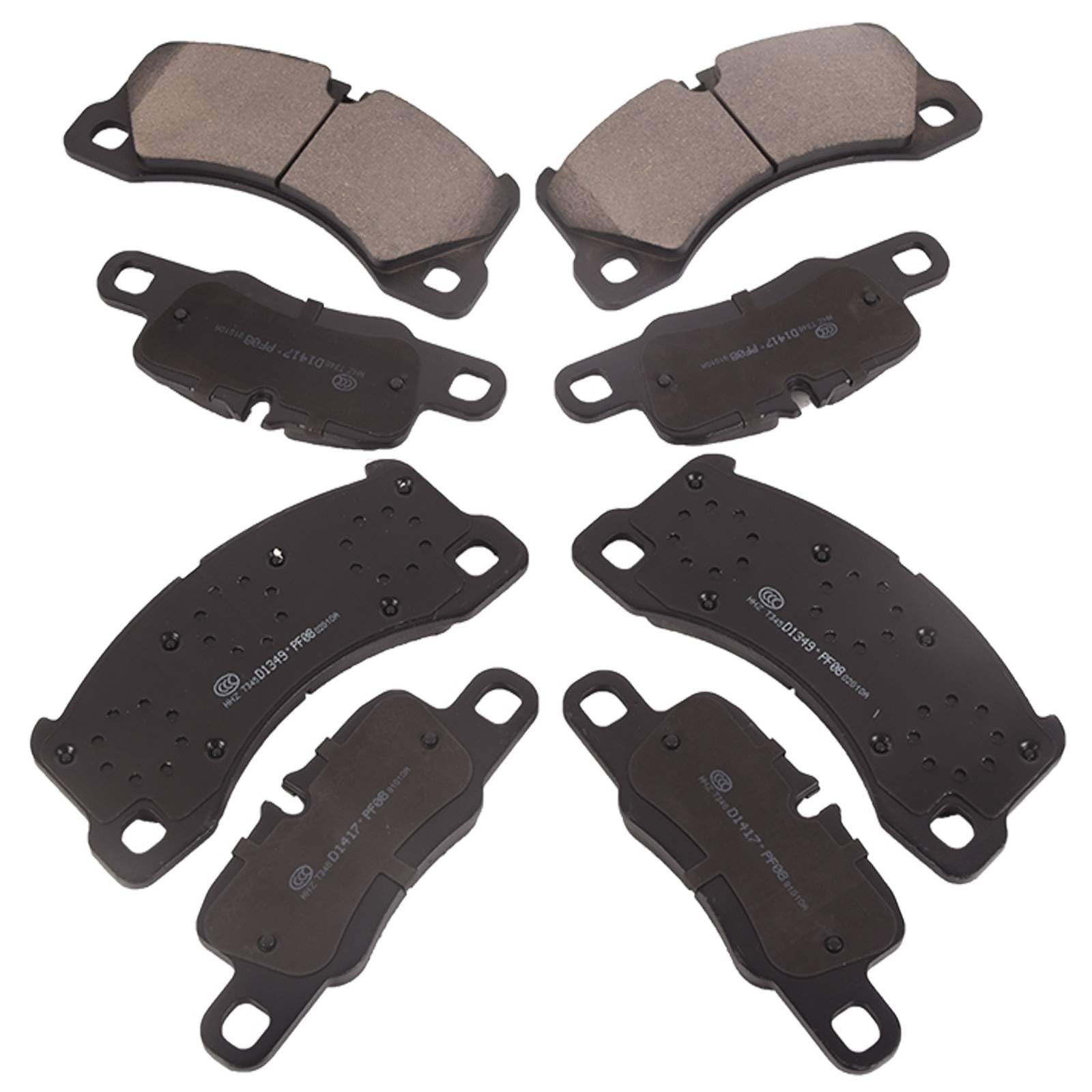 8pcs Front + Rear Ceramic Brake Pads Kit for Porsche Panamera 2010-2016
