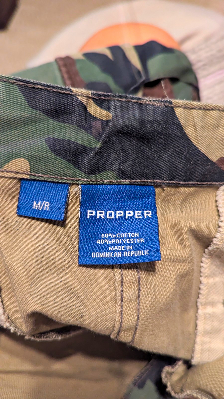 Propper M/R Woodland Camo Military Surplus BDU Pants 60/40 Cotton Poly
