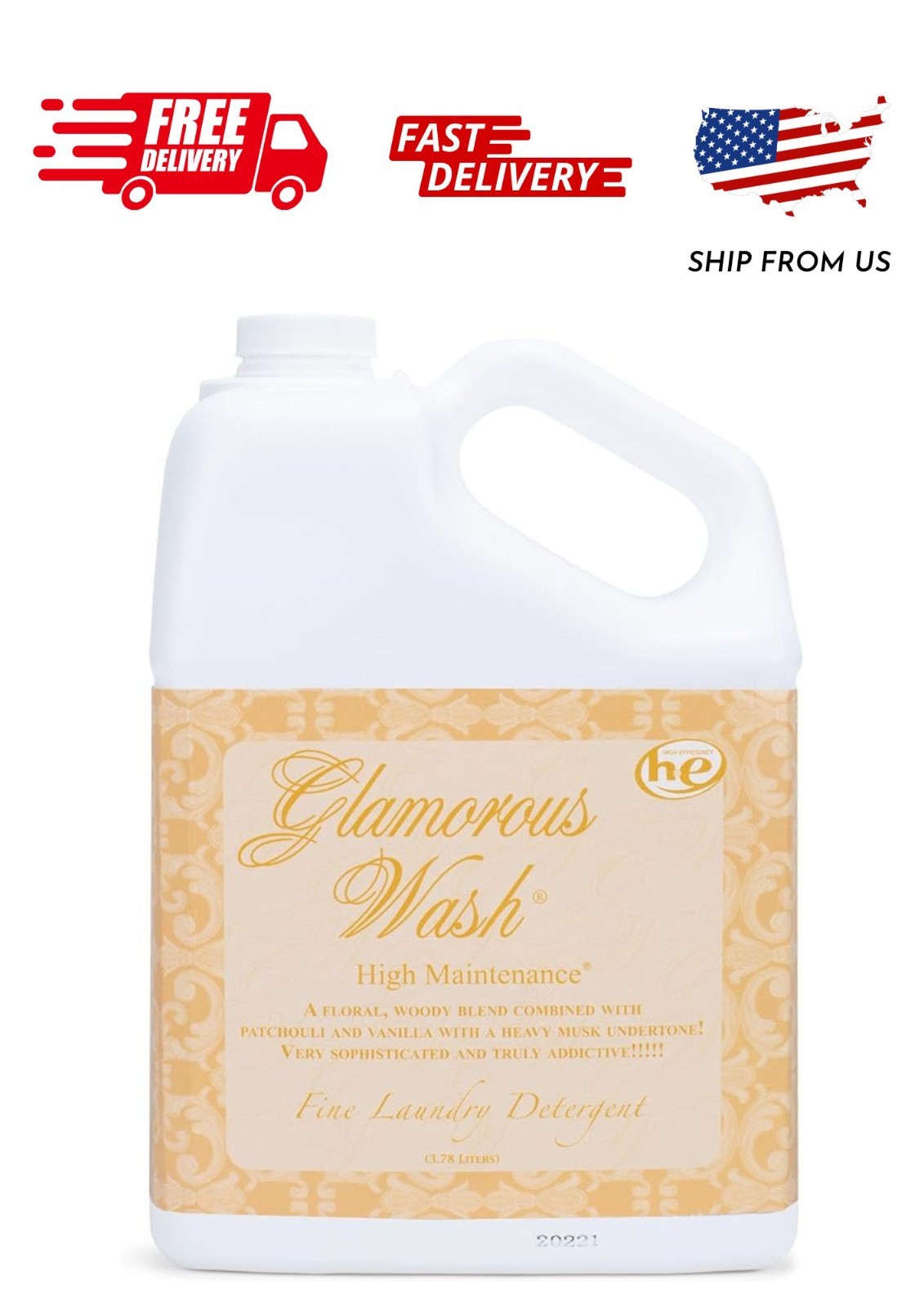 Tyler Gallon Laundry Detergent - High Maintenance 128 oz.