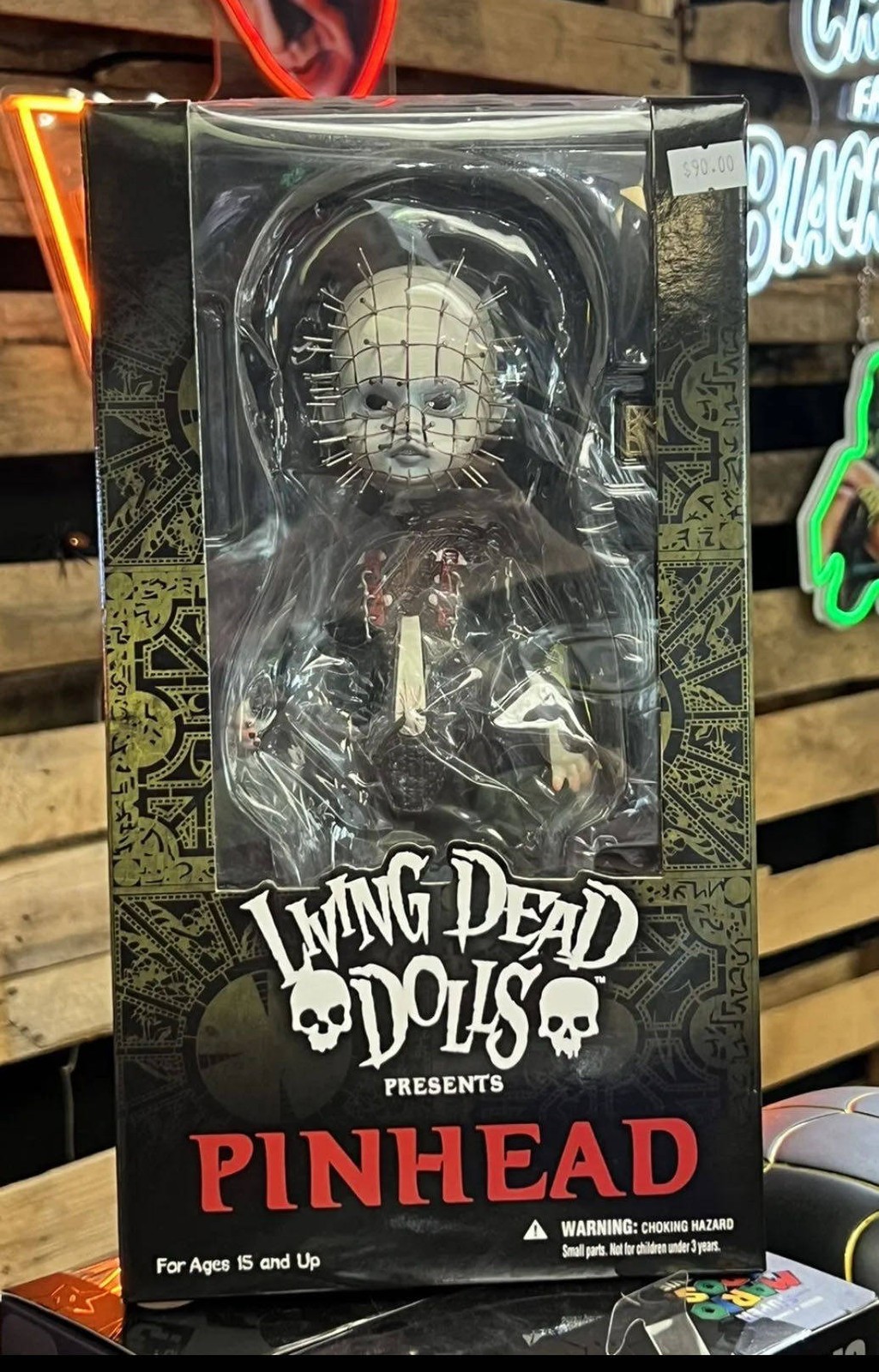Mezco Living Dead Dolls Hellraiser III Pinhead 10 Inch Horror Collectible Figure
