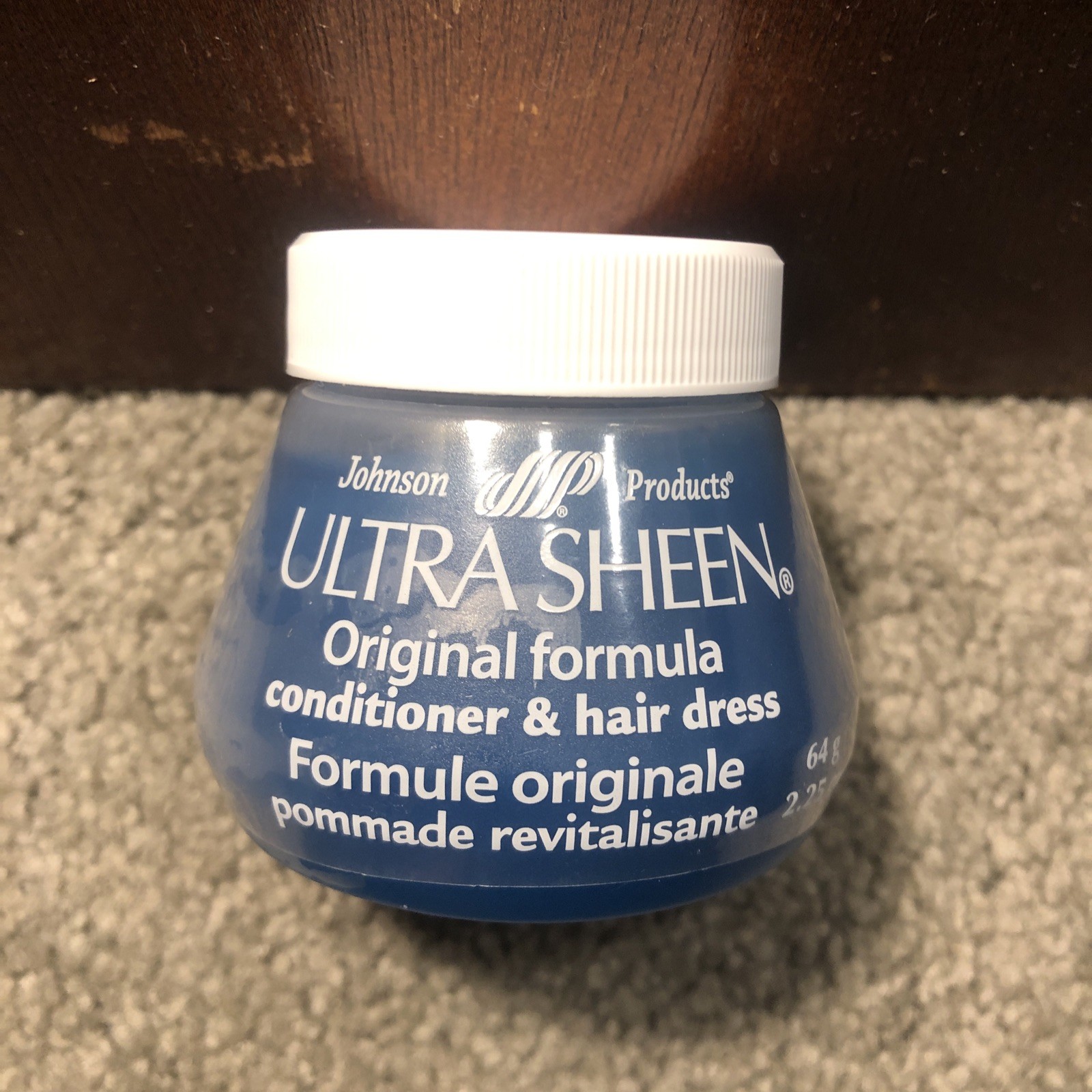 TRAVEL SIZE Ultra Sheen Original Formula Conditioner & Hair Dress Blue 2.25oz TRAVEL SIZE Ultra Sheen Original Formula Conditioner & Hair Dress Blue 2.25oz