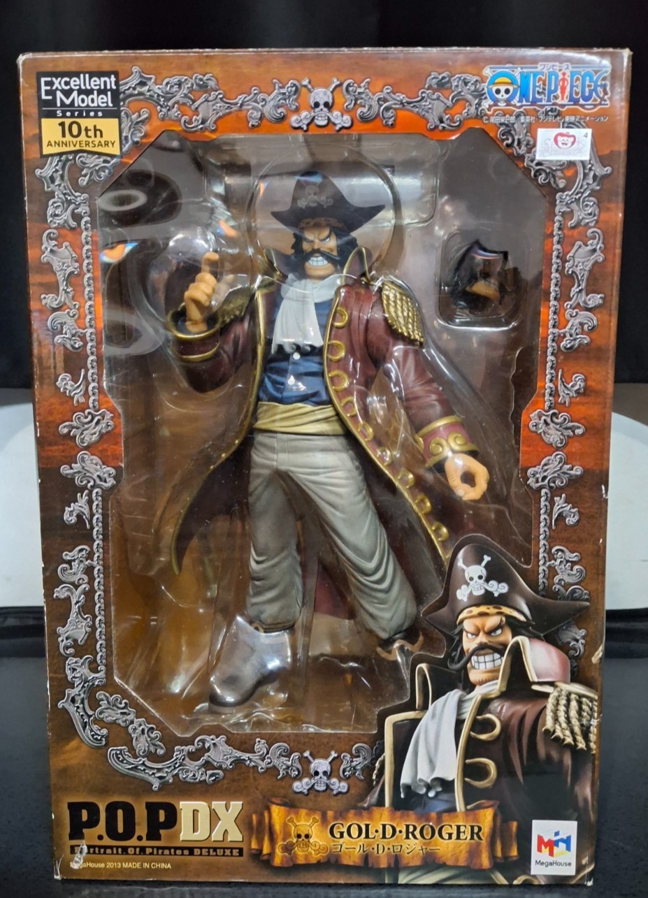 One Piece Portrait of Pirates Deluxe Gol D Roger Megahouse Figure One Piece Portrait of Pirates Deluxe Gol D Roger Megahouse Figure