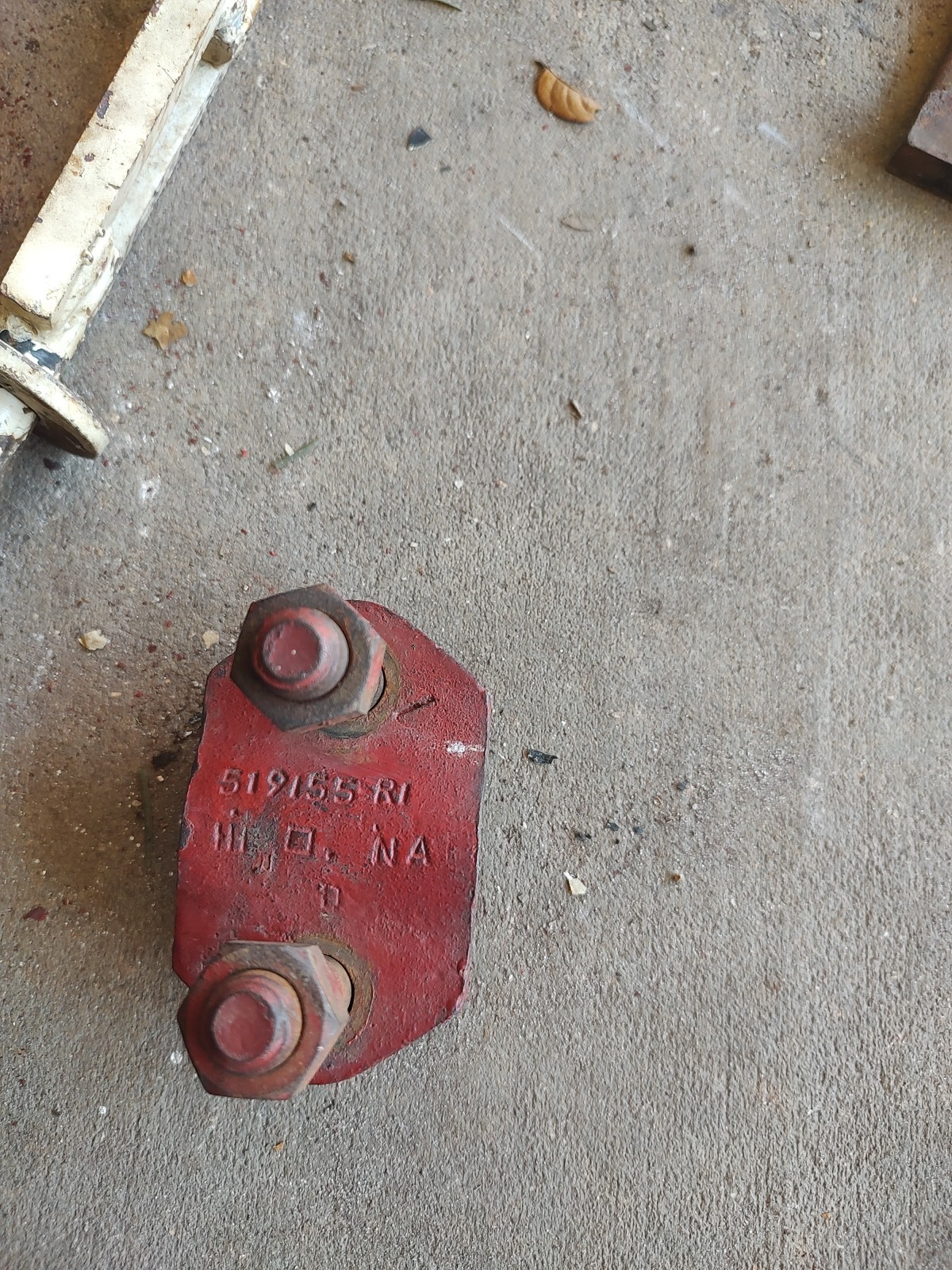 VTG International Clamp For Moldboard Plow. Part # 519155R1 NOS