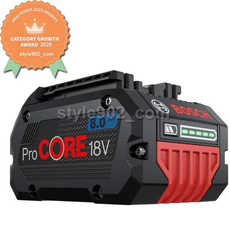 Genuine BOSCH ProCORE 18V 8.0Ah Lithium-Ion Rechargeable Battery New - FedEx Genuine BOSCH ProCORE 18V 8.0Ah Lithium-Ion Rechargeable Battery New - FedEx