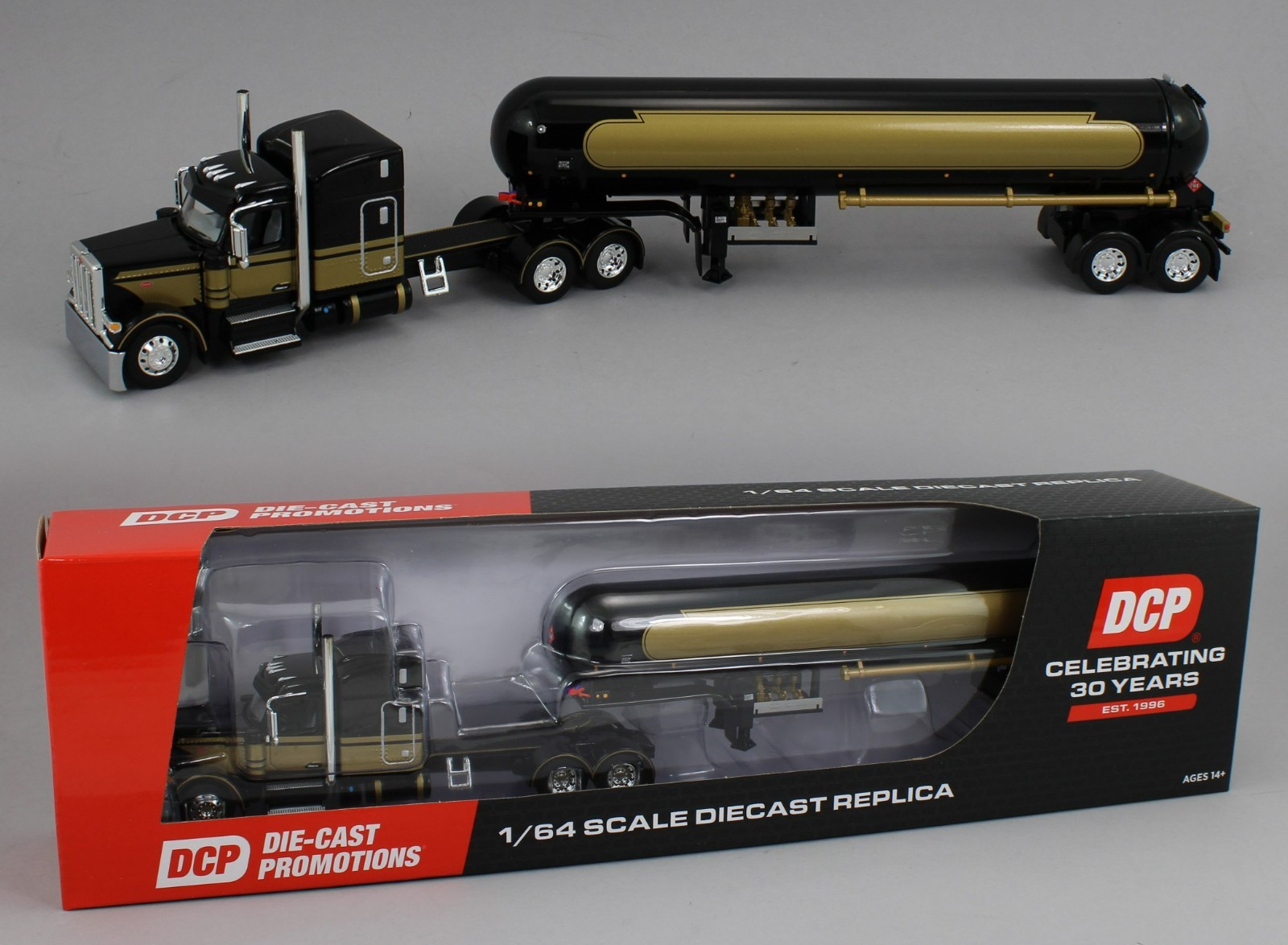 DCP 1:64 *BLACK & GOLD* Peterbilt 589 70\ DCP 1:64 *BLACK & GOLD* Peterbilt 589 70\