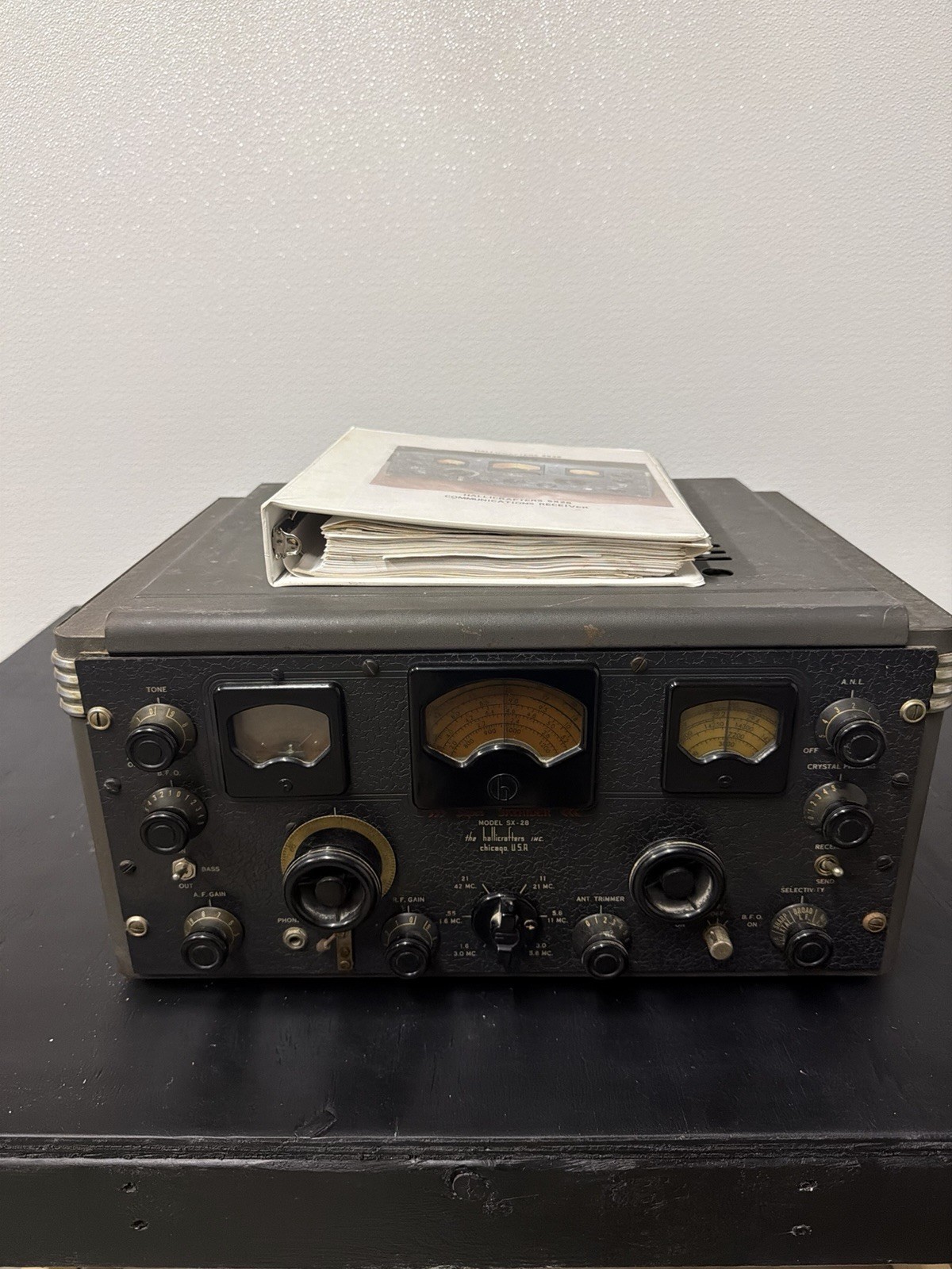 Hallicrafters Super Skyrider SX-28 Vintage Ham Amateur Radio Receiver ShortWave Hallicrafters Super Skyrider SX-28 Vintage Ham Amateur Radio Receiver ShortWave