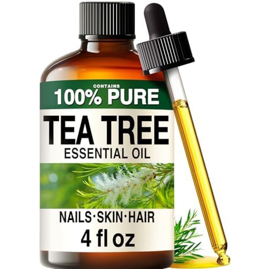 100% Pure & Natural Tea Tree Oil for Skin, Hair, Toenails, Aromatherapy, & Soap 100% Pure & Natural Tea Tree Oil for Skin, Hair, Toenails, Aromatherapy, & Soap