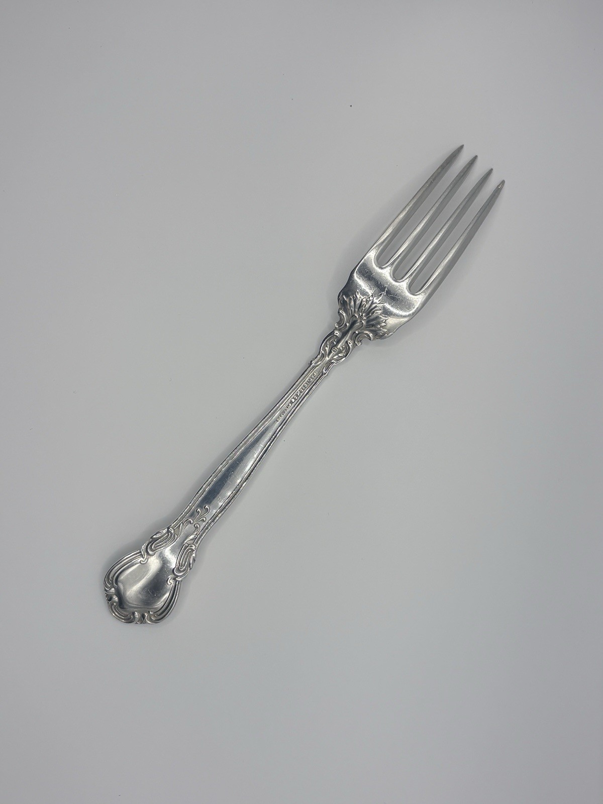 Chantilly by Gorham Sterling Silver Luncheon Fork  7” Flatware No Mono Old Marks