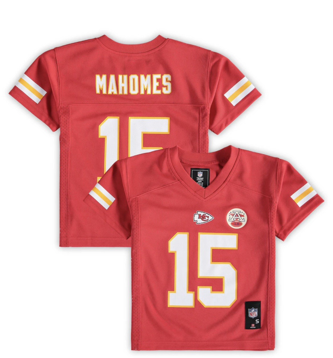 NWT Fanatics Patrick Mahomes Kansas City Chiefs Preschool Replica Jersey Red 4T