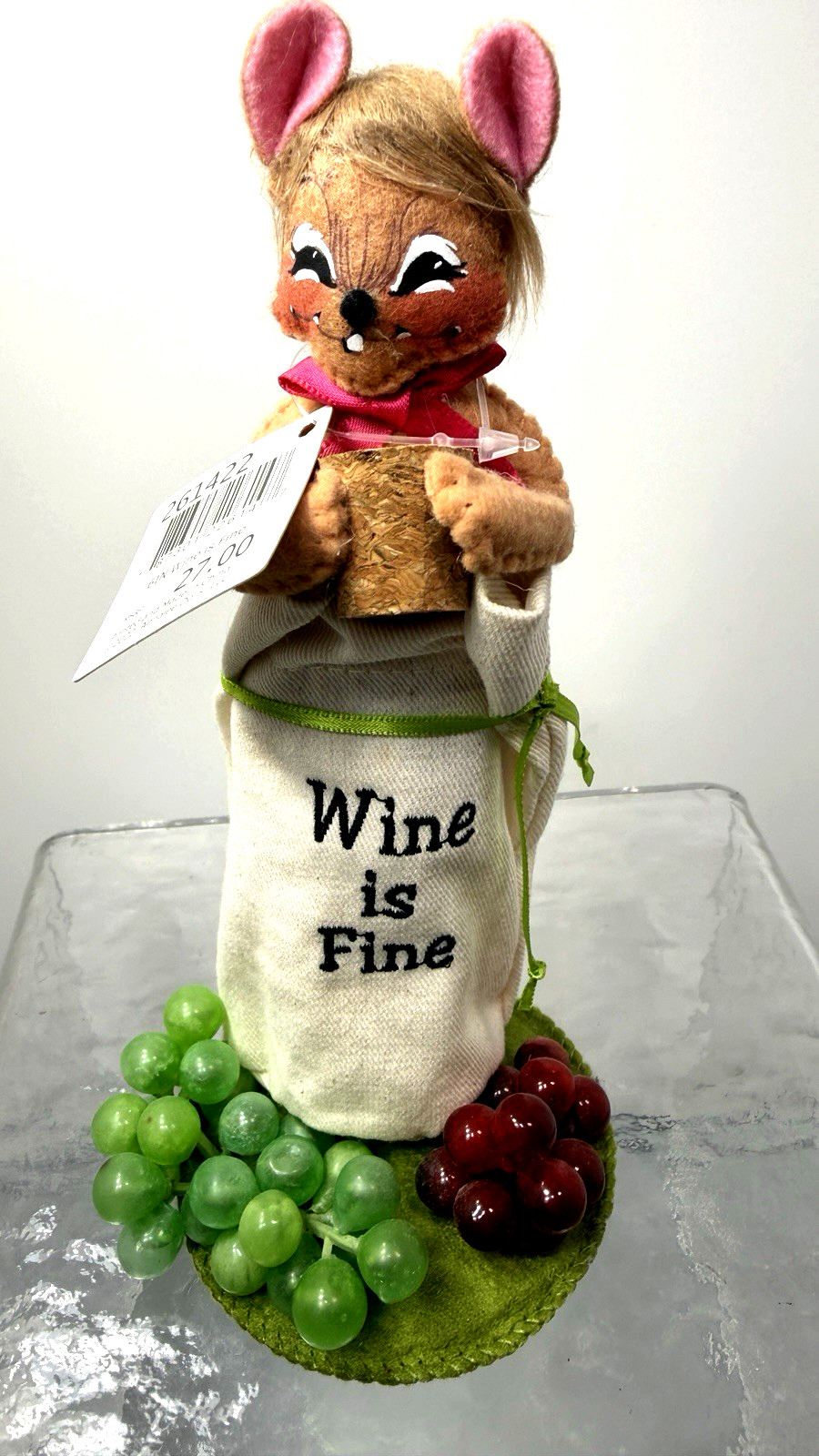 NWT Annalee 2022 Wine is Fine 7.5 Inches #261422 NWT Annalee 2022 Wine is Fine 7.5 Inches #261422