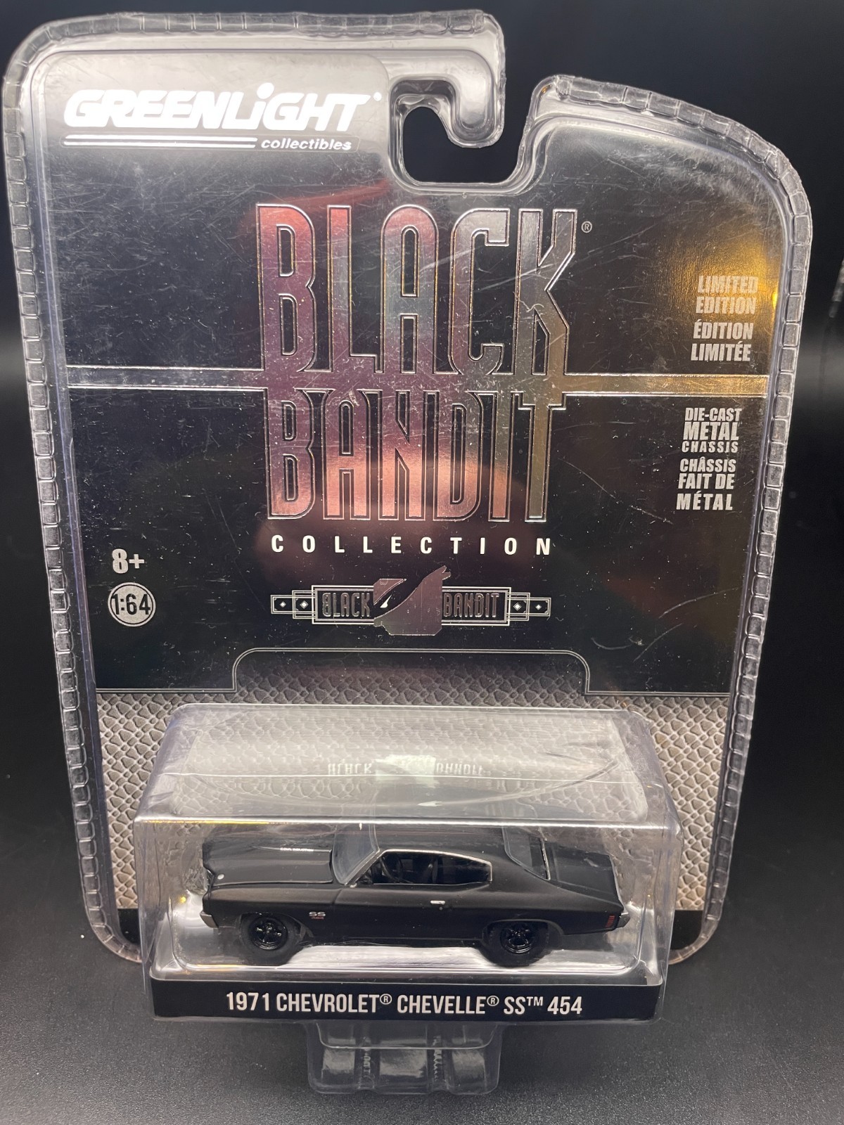 GREENLIGHT 1971 CHEVROLET CHEVELLE SS 454 BLACK BANDIT COLLECTION SERIES 17 READ
