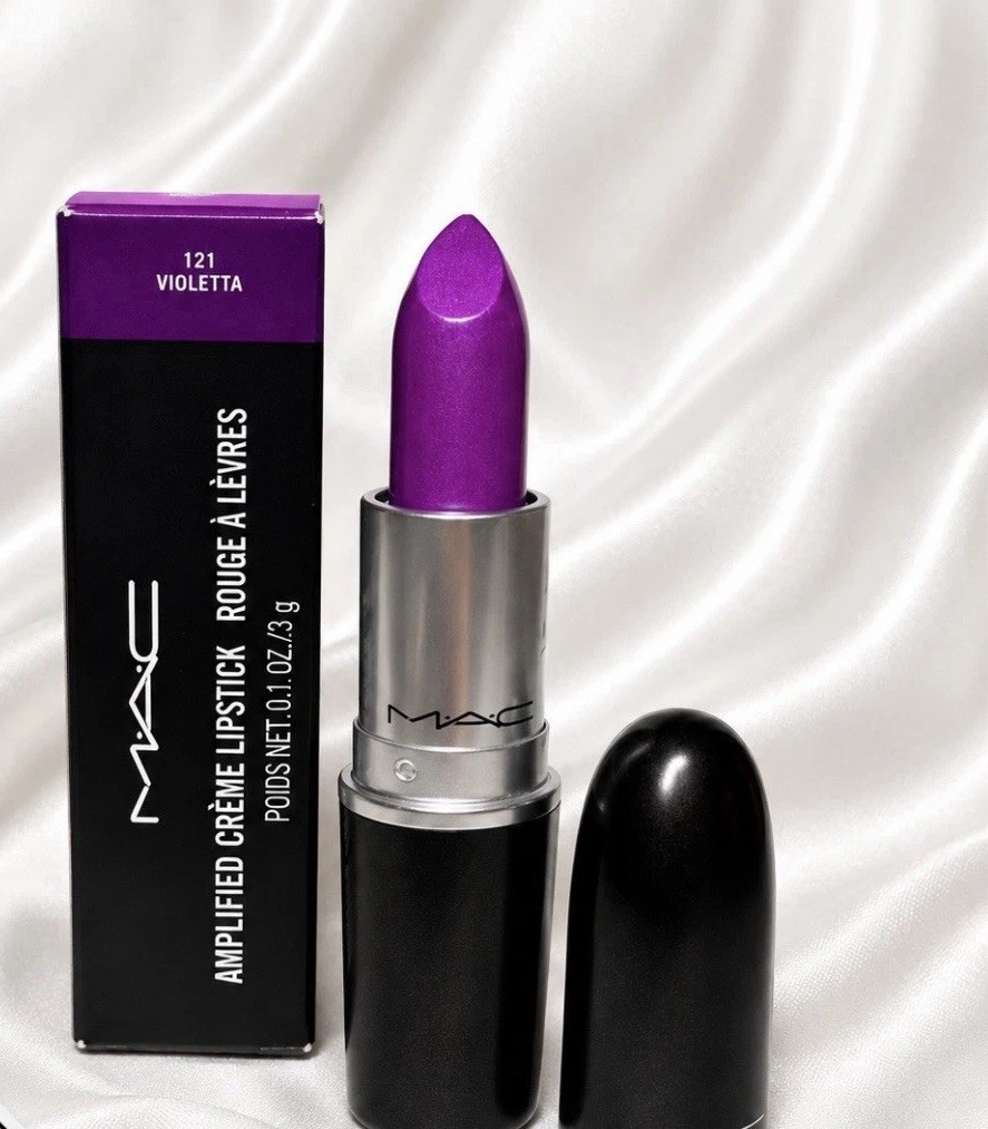 MAC Violetta Amplified Crème Lipstick Original Formula New In Box Authentic