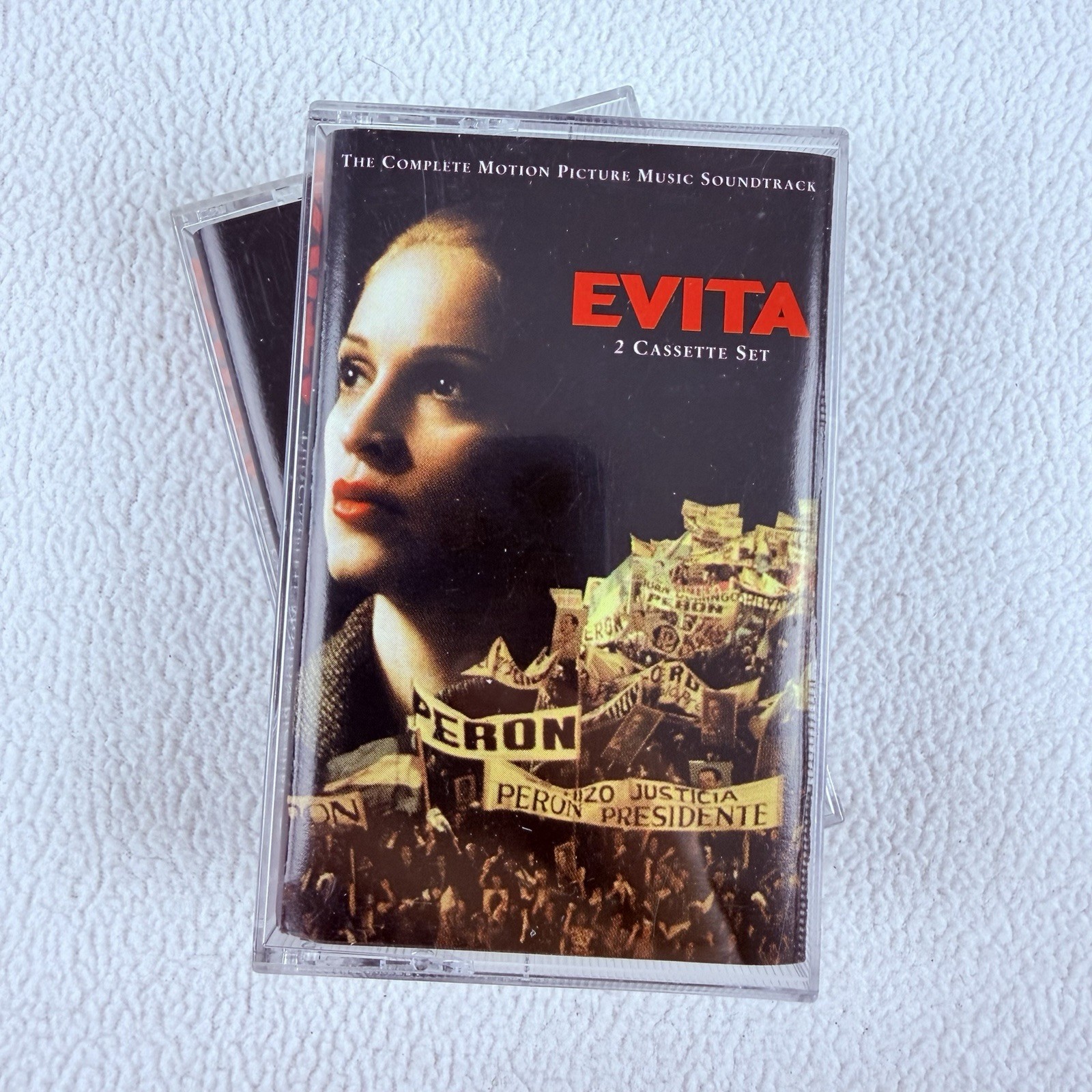 Madonna Evita Complete Motion Picture Soundtrack 2 Cassette 1996 Warner Bros