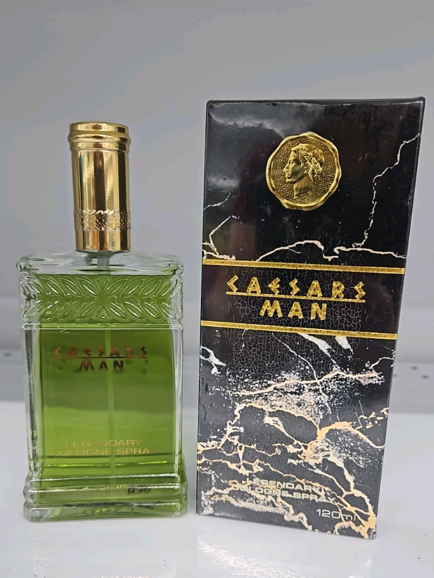 Vintage DISCONTINUED Caesar\'s Man LEGENDARY Cologne Spray 4fl Oz Brand NEW In...