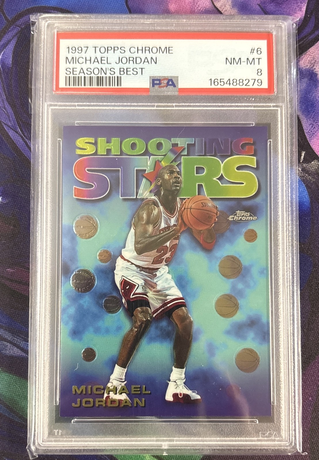 1997-98 Topps Chrome - Season's Best Shooting Stars Michael Jordan #6